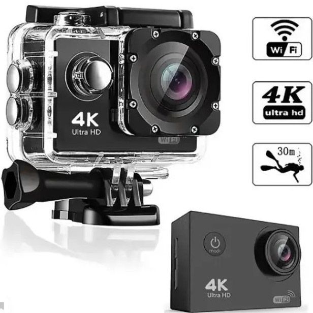 Водонепроницаемая спортивная экшн камера DVR Sport S2 Wi-Fi/SD, Бодикамера с дисплеем, Видеокамеры sport