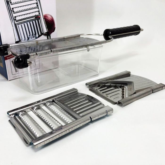Универсальная овощерезка кухонный рубанок Овощерезка Nicer Dicer SPEED, ручная овощерезка мультислайсер