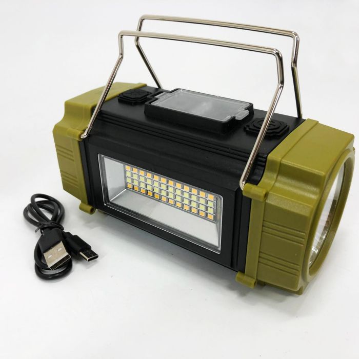 Фонарь переносной LS-228-LED WHITE+RED+BLUE+YELLOW, Фонарь для кемпинга с встроенным зарядным устройством