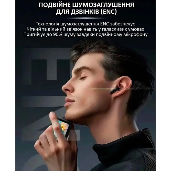 Наушники беспроводные LX-10 TWS Earbuds с LED дисплеем Блютуз беспроводные наушники затычки. Цвет: черный