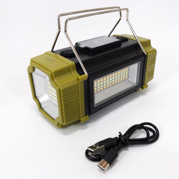 Фонарь переносной LS-228-LED WHITE+RED+BLUE+YELLOW, Фонарь для кемпинга с встроенным зарядным устройством