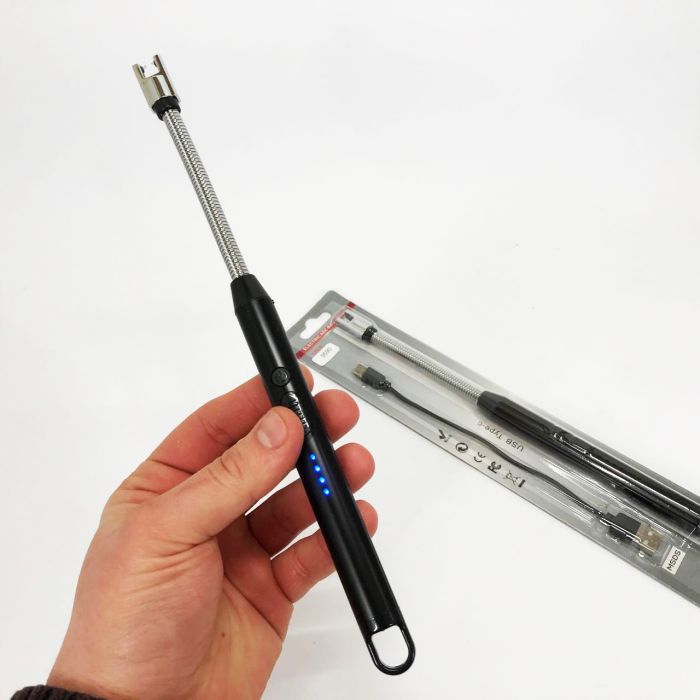 Зажигалка электрическая BBQ Lighter импульсная плазменная ветрозащитная USB зажигалка для газовой плиты