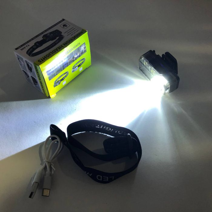 Фонарь налобный YJ-A06-LED+6SMD, Тактический фонарь с красным светом на каску, Головной фонарик
