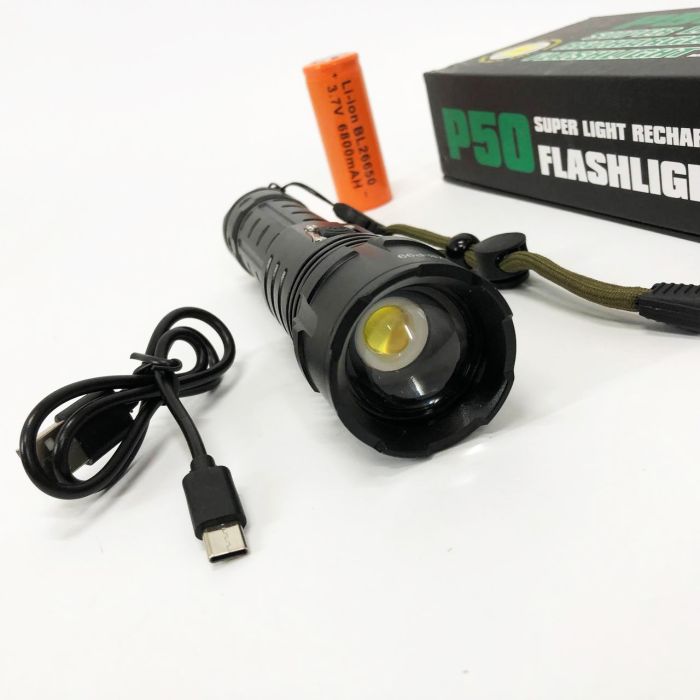 Фонарь Сверх яркий Police BL-717B-P99 Ultra Brite, Переносной ручной мощный фонарь водонепроницаемый