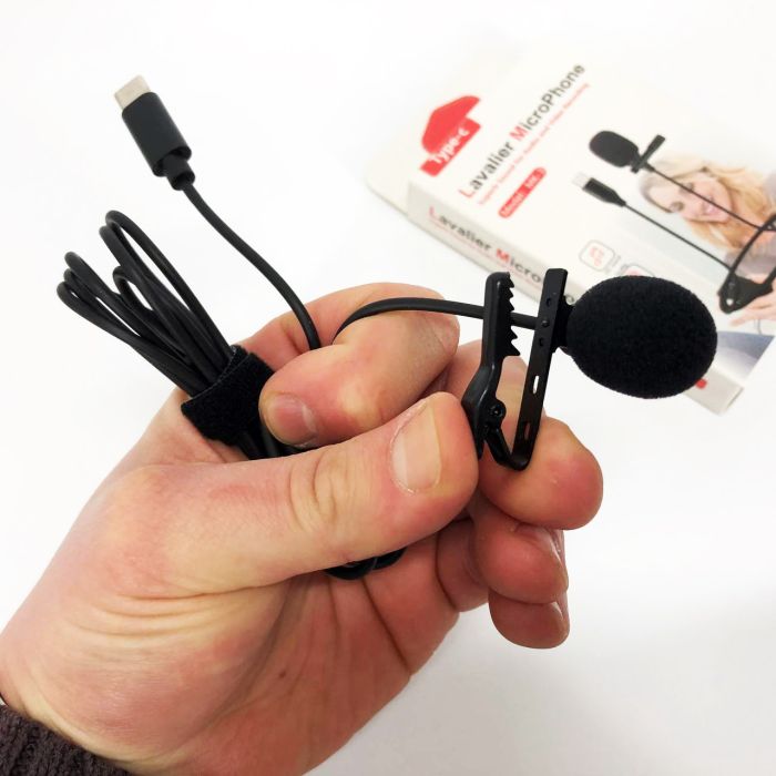 Петличный мини-микрофон DM TYPE-C MK-3