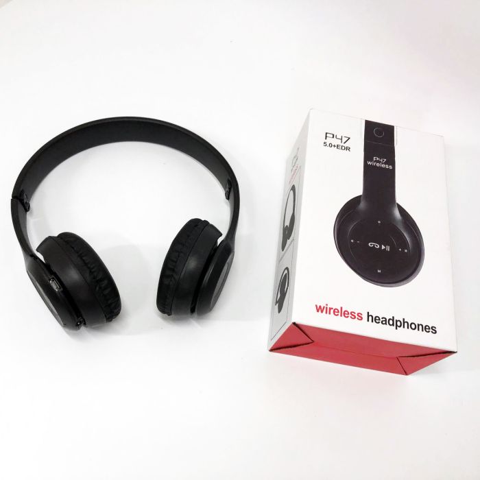 Беспроводные наушники Bluetooth Wireless Headset P47 Black Гарнитура для ПК, телефона с микрофоном
