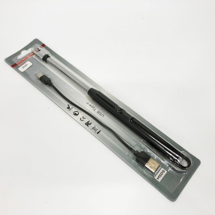 Зажигалка электрическая BBQ Lighter импульсная плазменная ветрозащитная USB зажигалка для газовой плиты