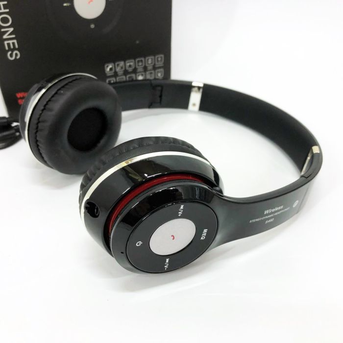 Беспроводные наушники S460 Bluetooth black с MP3 плеером черный 18-20000 Гц, Беспроводные блюз наушники