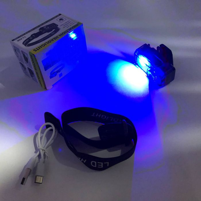 Фонарь налобный YJ-A06-LED+6SMD, Тактический фонарь с красным светом на каску, Головной фонарик