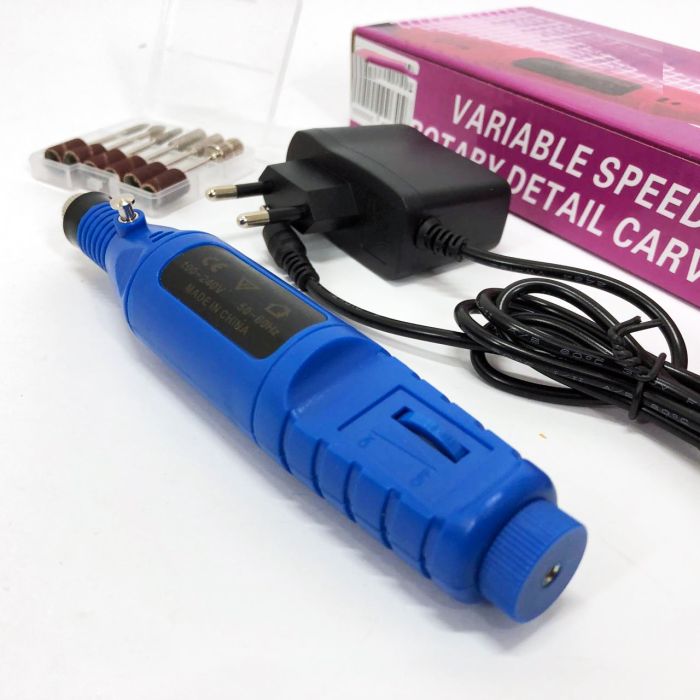 Ручной фрезер для ногтей SmartUs CBM-033 для маникюра и педикюра в домашних условиях. Цвет: синий