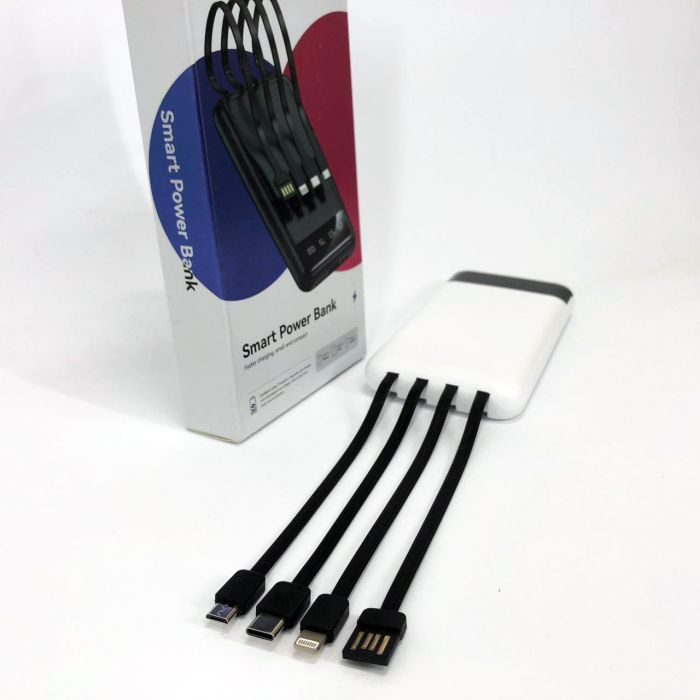 Павербанк Power Bank UKC 50000mAh Мобильная зарядка внешний аккумулятор портативный павер. Цвет: белый