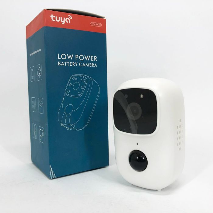 Камера видеонаблюдения Smart wifi приложение Tuya работает от 2x18650