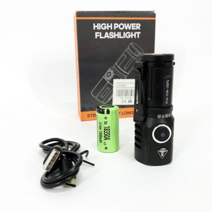 Карманный фонарик PLD-536-3XPG, мощный аккумуляторный лед фонарик, фонарик тактический ручной