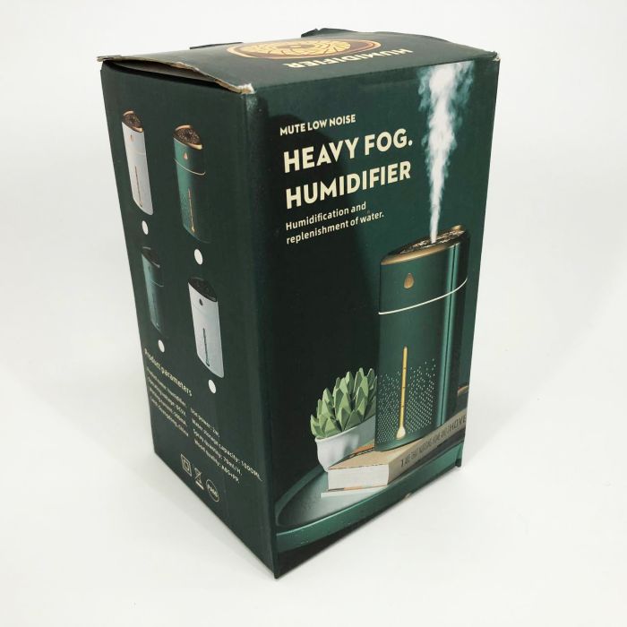 Ультразвуковой увлажнитель воздуха для детей с подсветкой Heavy Fog Humidifier, Увлажнитель мини. Зеленый