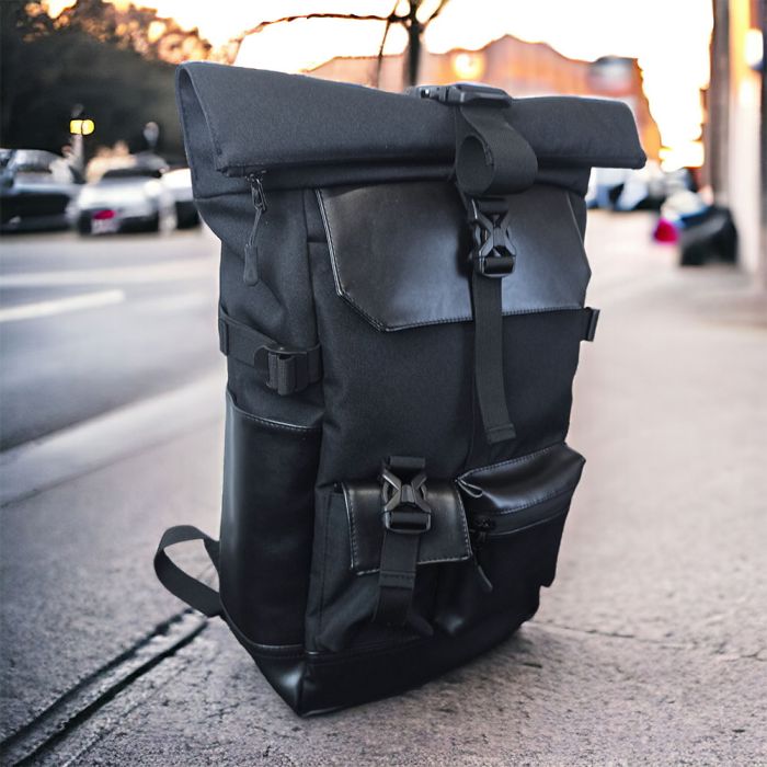 Рюкзак Rolltop мужской женский для путешествий и ноутбука, Ролтоп большой для города