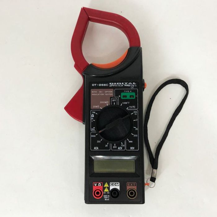 Цифровой Мультиметр DT 266C DIGITAL Токовые клещи мультитестер тестер, Тестер для электрика