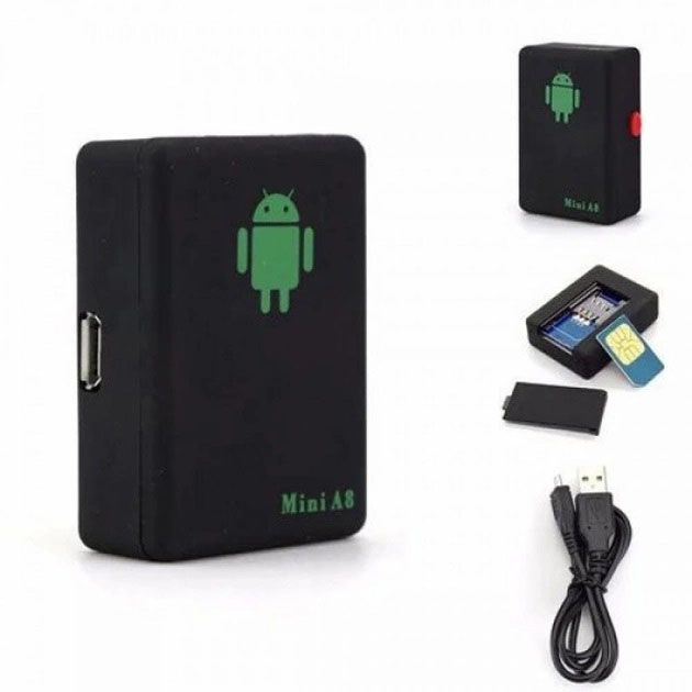 Мини GPS трекер через SIM карту А8 со встроенным микрофоном, GPS GSM трекер для авто, Маячок
