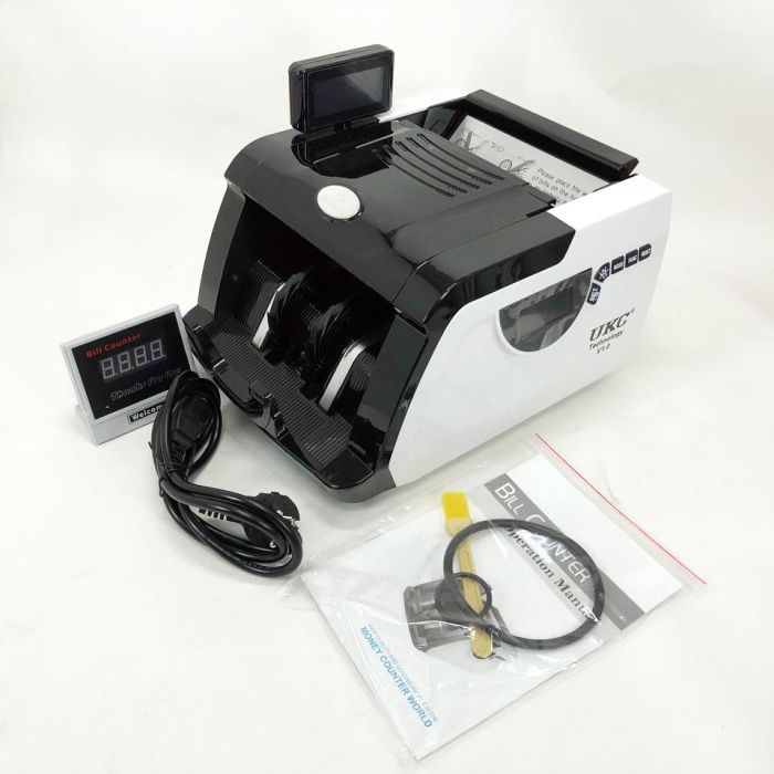 Счетная машинка для денег, счетчик банкнот Bill Counter GR-6200 c детектором UV, проверять деньги