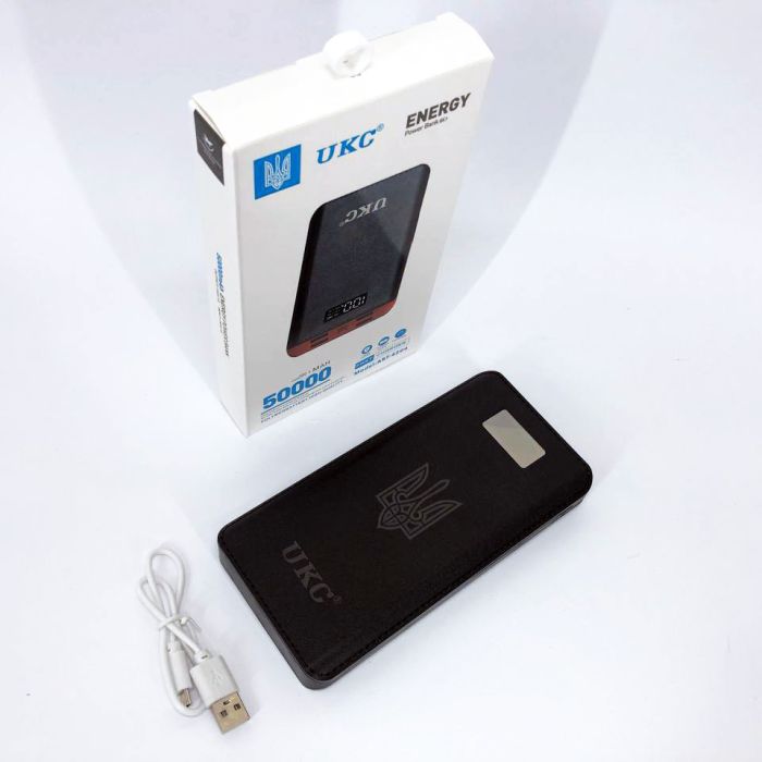 Аккумулятор портативный павербанк POWER BANK UKC ART-4148/4204. 50000mah, 4USB, внешний аккумулятор