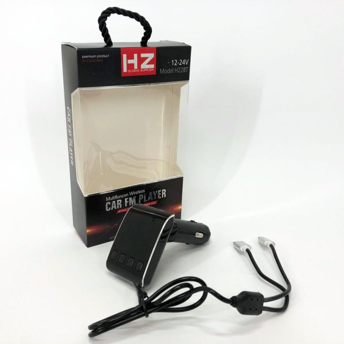 FM модулятор HZ H22 BT для авто с Bluetooth, Авто трансмиттер от прикуривателя, Блютуз фм передатчик