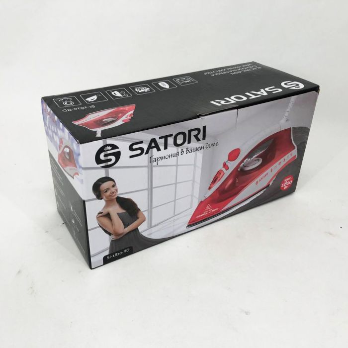 Утюг SATORI SI-1820-RD, паровой утюг отпариватель, профессиональный паровой утюг