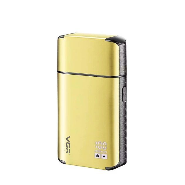 Электробритва VGR V-359 gold шейвер для влажного и сухого бритья, машинка мужская для бритья
