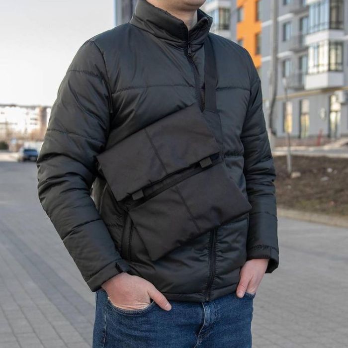 Сумка мессенджер С КОБУРОЙ. Тактическая сумка из ткани, сумка кобура через плечо, сумка тактическая наплечная