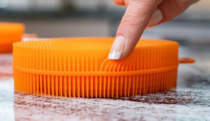 Набор силиконовых щеток-губок SUNROZ Better Sponge для посуды 3 шт