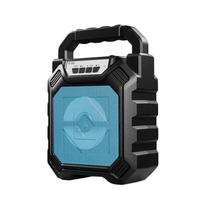 Беспроводная портативная Bluetooth колонка YF-668BT. Цвет: синий