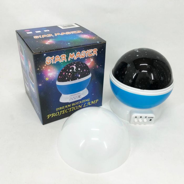 Проектор звездного неба Star Master Big Dream, ночник проектор звездное небо. Цвет: синий