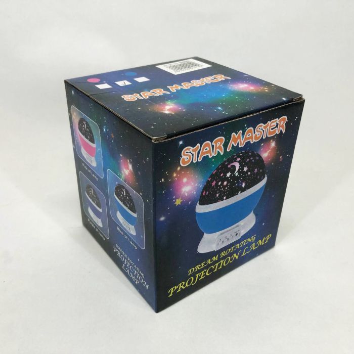 Проектор звездного неба Star Master Big Dream, ночник проектор звездное небо. Цвет: синий