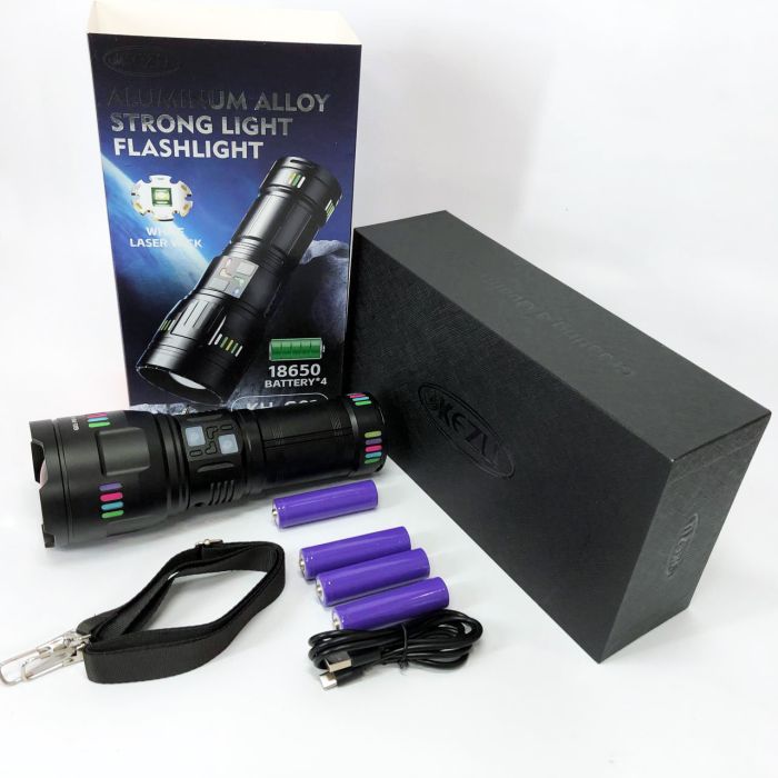Фонарь NIGHT VISION FLUORESCENCE G01-PM50-TG, Мощный карманный фонарик, Сильный фонарик