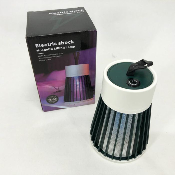 Уничтожитель насекомых для дома Electronic shock Mosquito killing lamp НА АККУМУЛЯТОРЕ для похода на природу