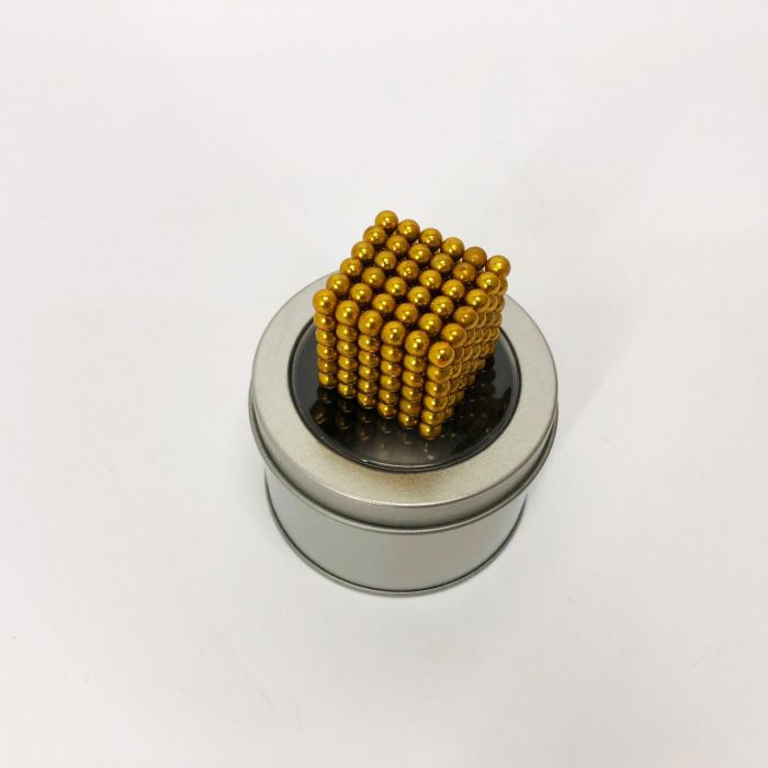 Магнитный конструктор Нео NeoCube Золотой, Магнитная игрушка неокуб, Неокуб магнитный конструктор