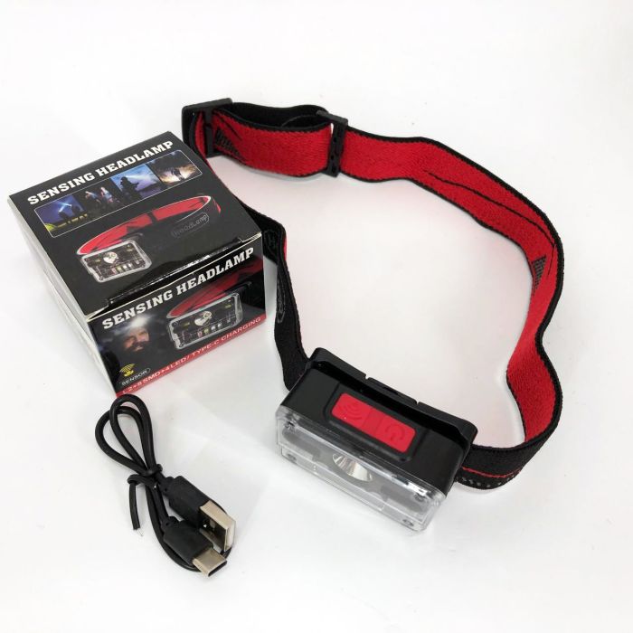 Фонарь налобный M-006-XPG+8SMD+4SMD(white+red+green+blue+UV), Фонарь аккумуляторный для рыбалки