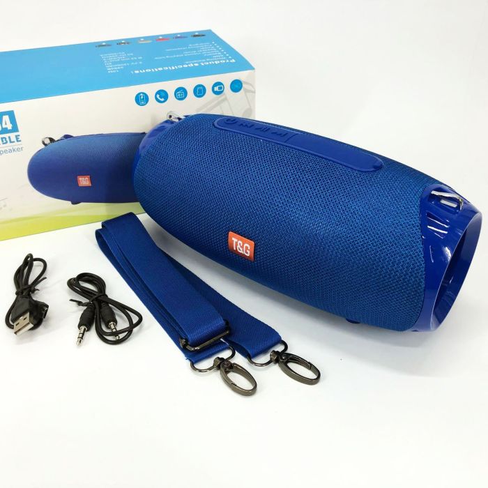 Портативная Bluetooth колонка TG534 SD IPX5 с ремешком, громкая блютуз колонка. Цвет: камуфляж