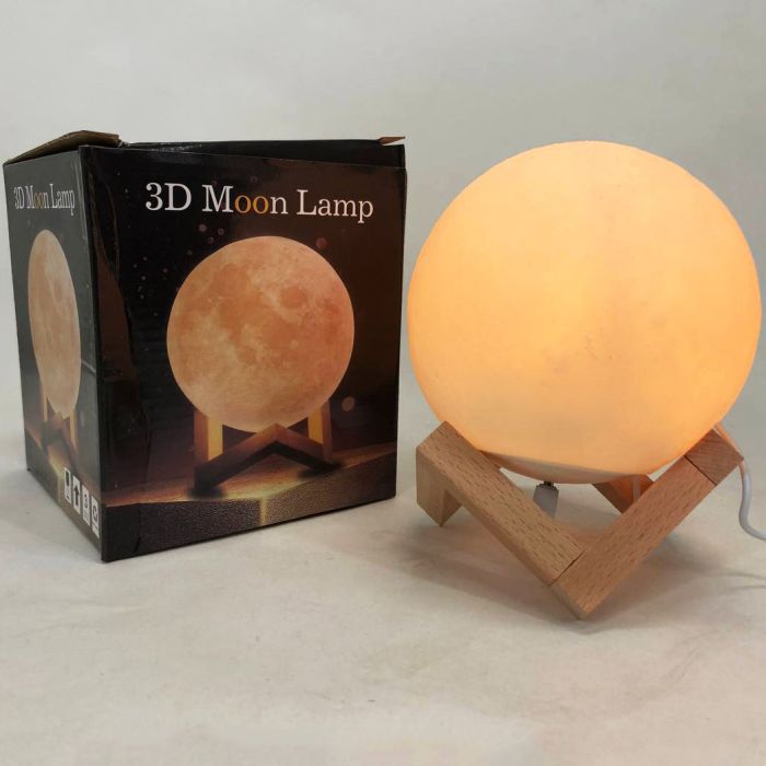 Ночник светящаяся луна Moon Lamp 13 см, Ночник для ребенка на ночь, Ночник для хорошего сна ребенка
