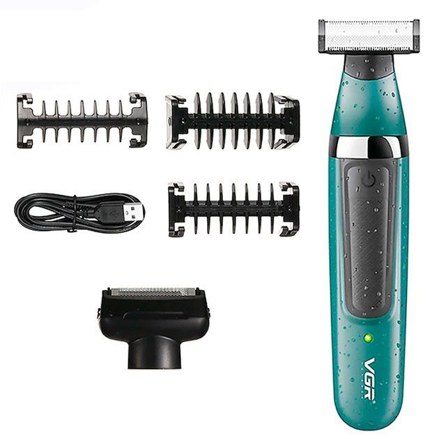 Электробритва VGR V-393 Shaver профессиональная водонепроницаемая, машинка мужская для бритья