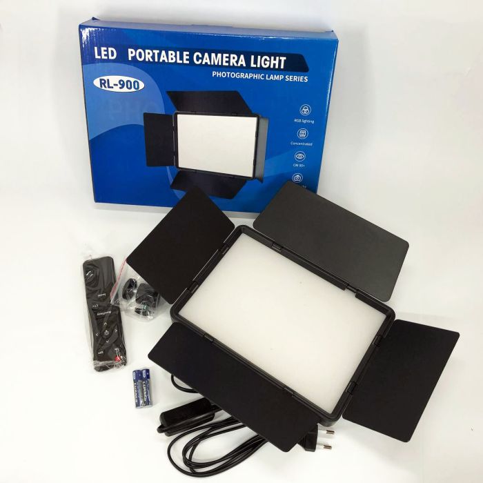Профессиональный видеосвет LED LIGHT RL-900 35W с пультом 3000k-6500k, Прямоугольный студийный свет
