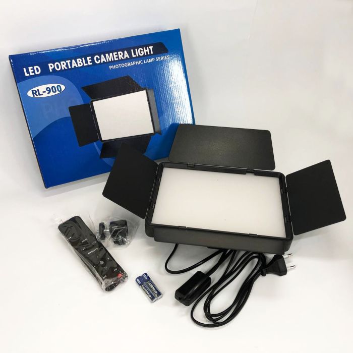 Профессиональный видеосвет LED LIGHT RL-900 35W с пультом 3000k-6500k, Прямоугольный студийный свет