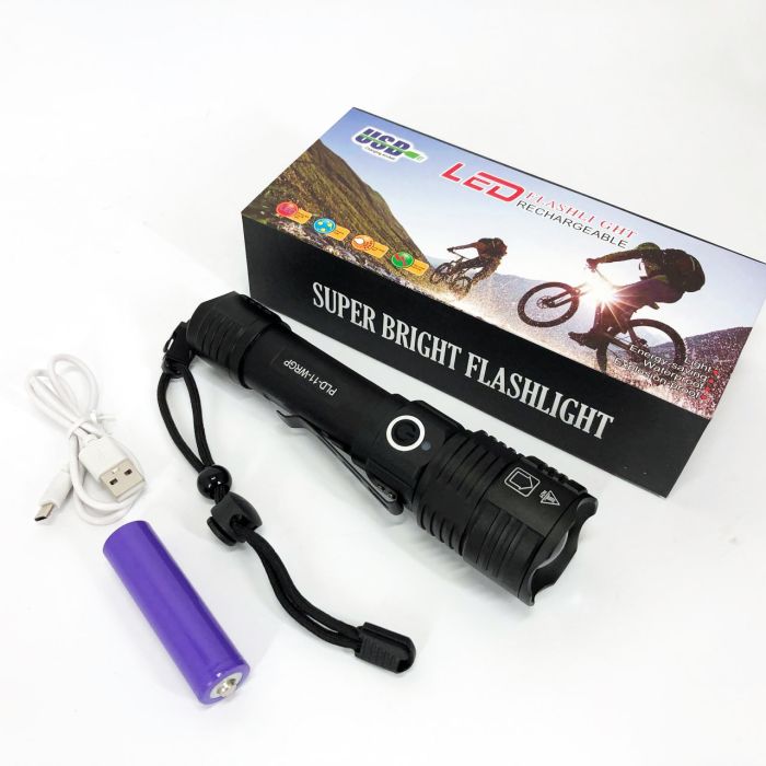 Фонарь ручной аккумуляторный PLD-11-4XPE(RGB), Карманный фонарь с usb зарядкой, Тактический фонарь police