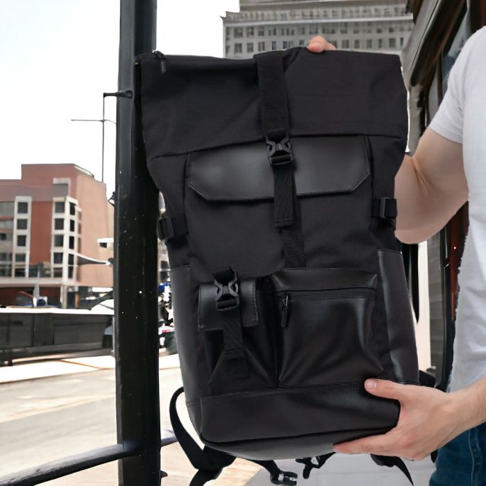Рюкзак Rolltop мужской женский для путешествий и ноутбука, Ролтоп большой для города