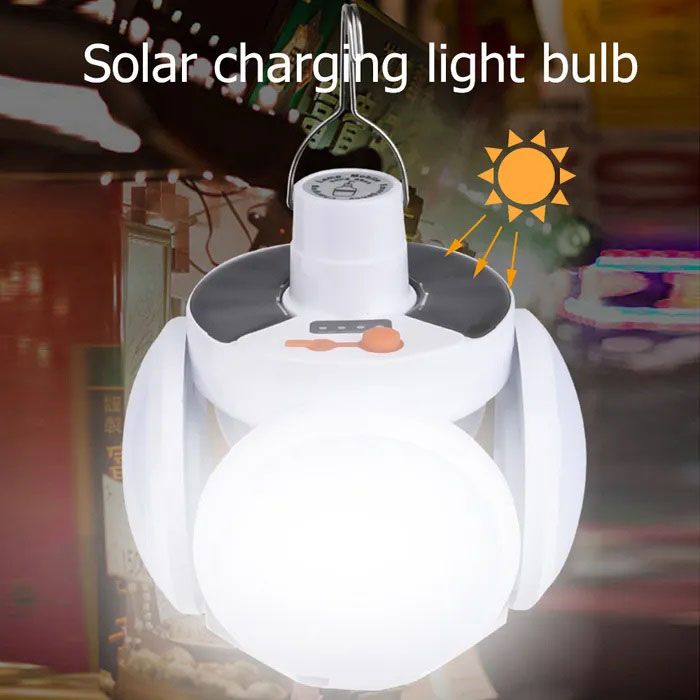 Фонарь Лампа для кемпинга аккумуляторная BL-2029 + SOLAR на солнечной батарее кемпинговый складной фонарь