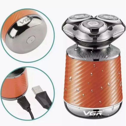 Электробритва VGR V-391. Цвет: оранжевый