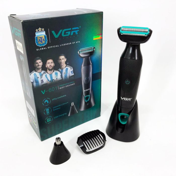 Акумуляторна электробритва для стрижки VGR V-601 от USB бритва электрическая с насадками профессиональная