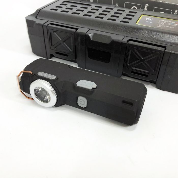 Фонарик-зажигалка армейская MULTIFUNCTIONAL D51-COB, Зажигалки подарки для мужчин. Цвет: черный