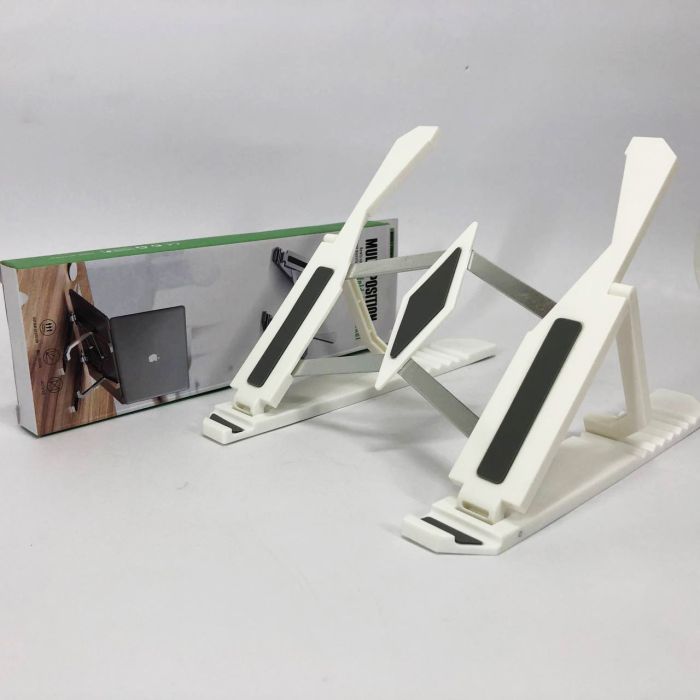Подставка для ноутбука Multi-Position foldable bracket JC-25 8х22смСтильная подставка. Цвет: белый