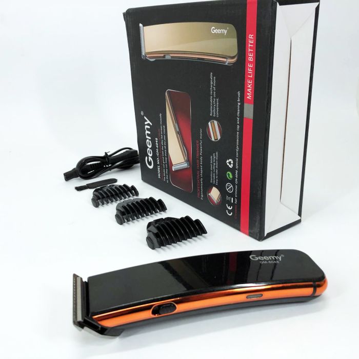 Машинка для стрижки GEMEI GM-6048, Машинка для стрижки домашняя, электробритва для головы. Цвет: черный