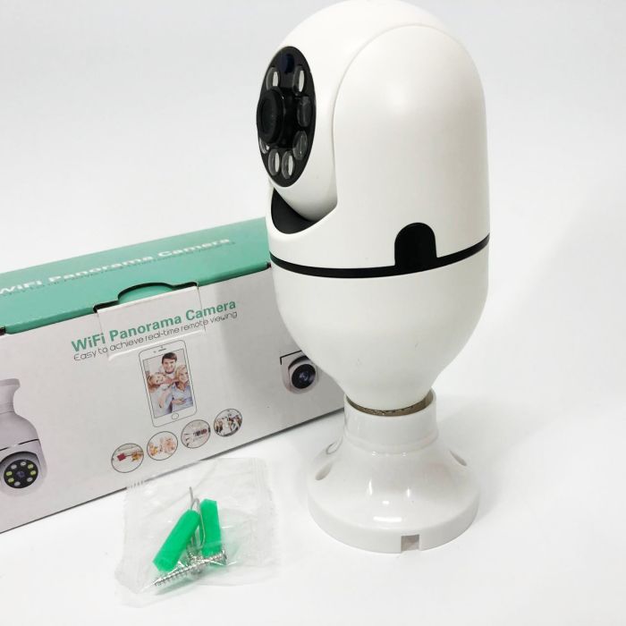 Камера видеонаблюдения лампочка CAM L1 E27 WIFI IP 360/90 поворотная