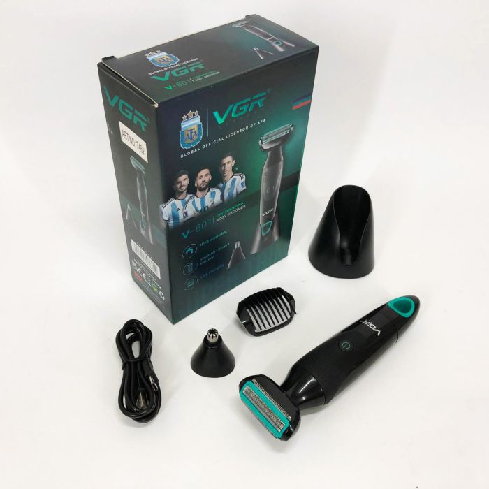 Акумуляторна электробритва для стрижки VGR V-601 от USB бритва электрическая с насадками профессиональная